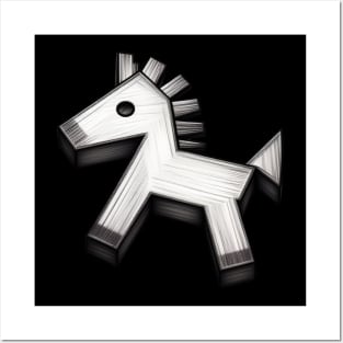 Wooden Horse Toy Posters and Art